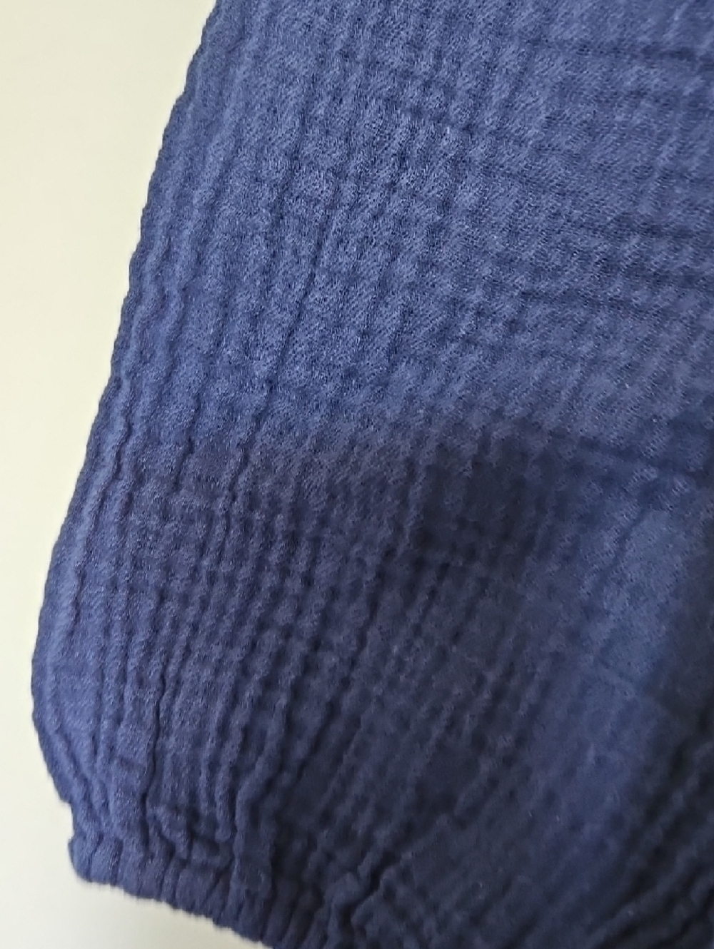 J. Crew Navy Ruffle Tie-Neck Tunic Top - Picture 5 of 7